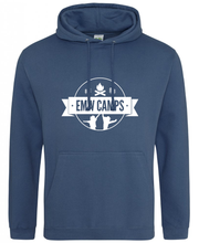 Load image into Gallery viewer, EMW Camps Airforce Blue Hoodie - Adult

